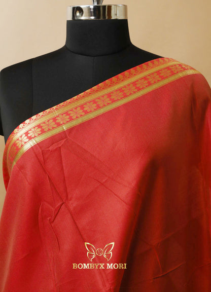 Grey and Red Fairy Tale Saree