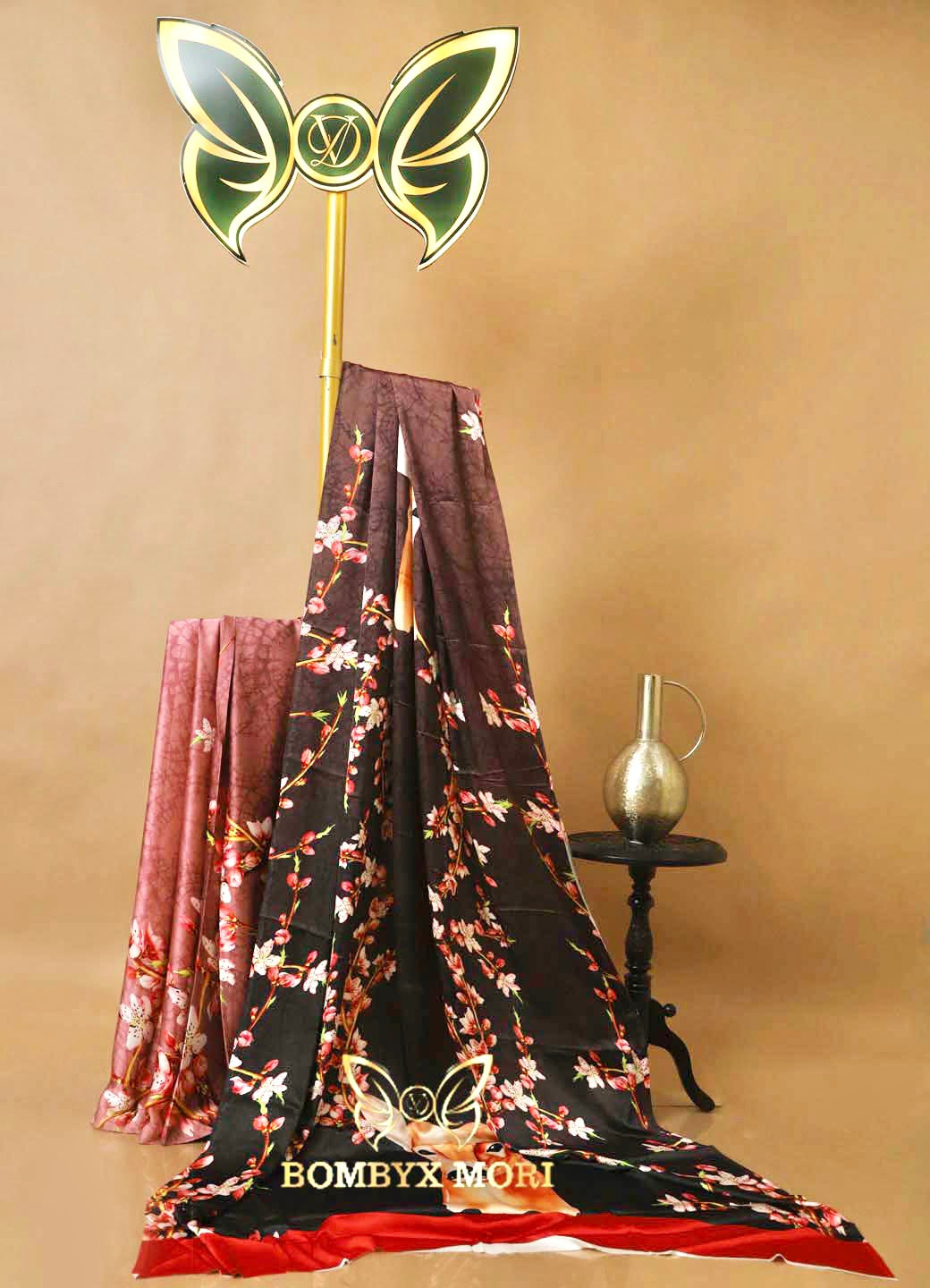 Deer Brownie Gul e Firdaus Saree