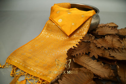 Haldi Yellow Rajwada Saree