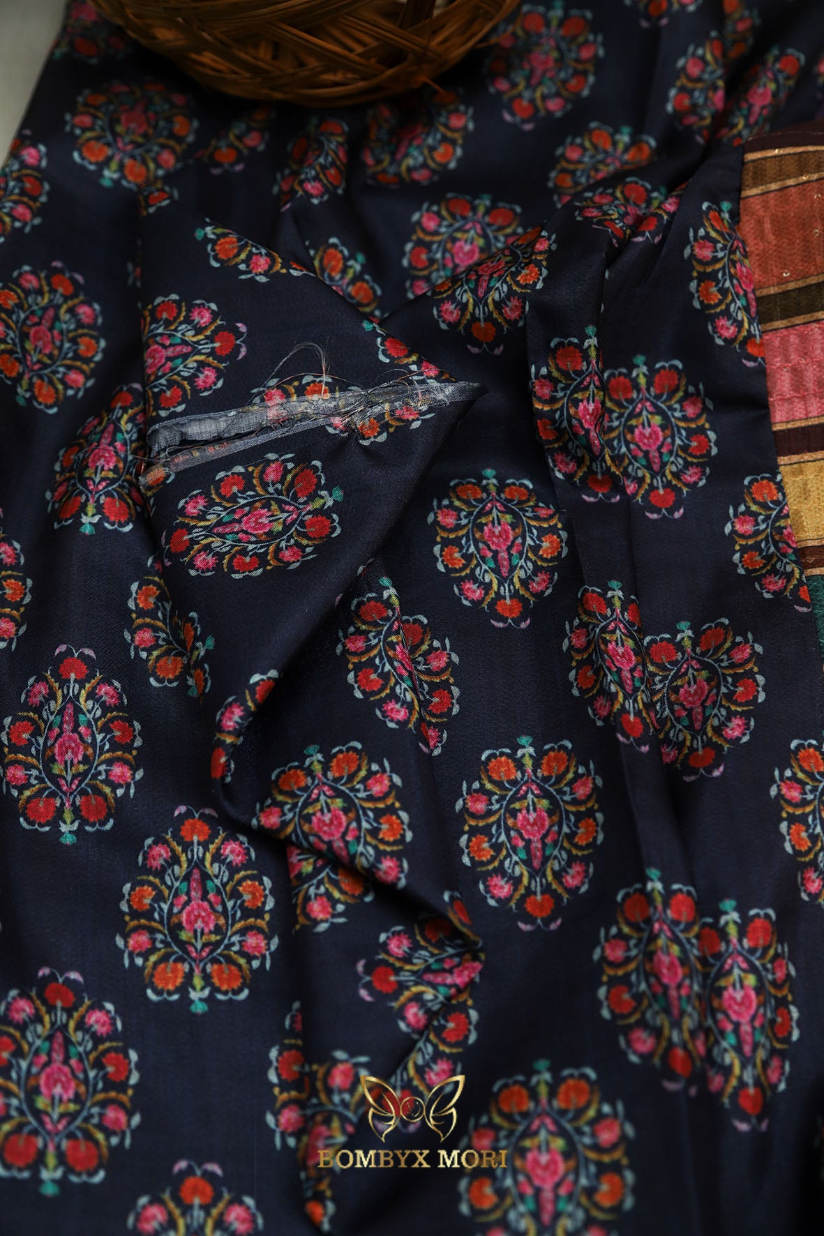 Multicolour Rajwada Saree