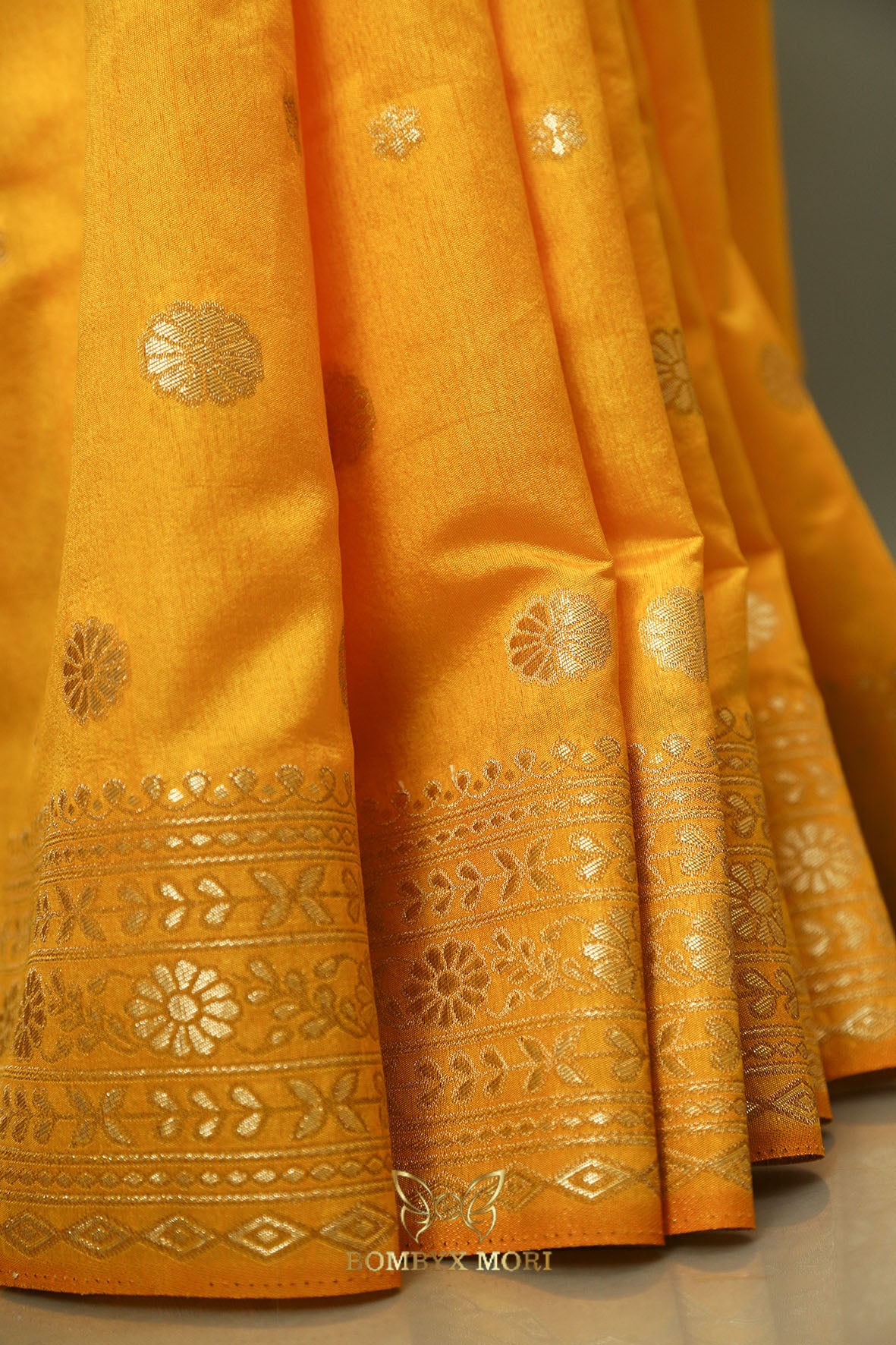 Haldi Yellow Rajwada Saree