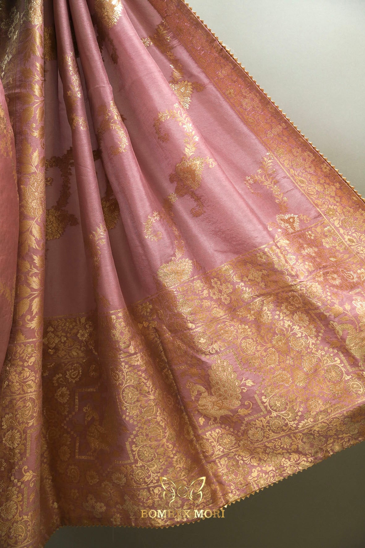 Lilac Rajwada saree