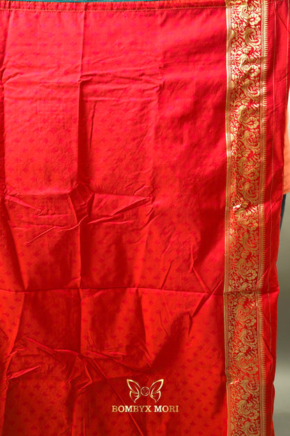 Royal Pink Rajwada saree,