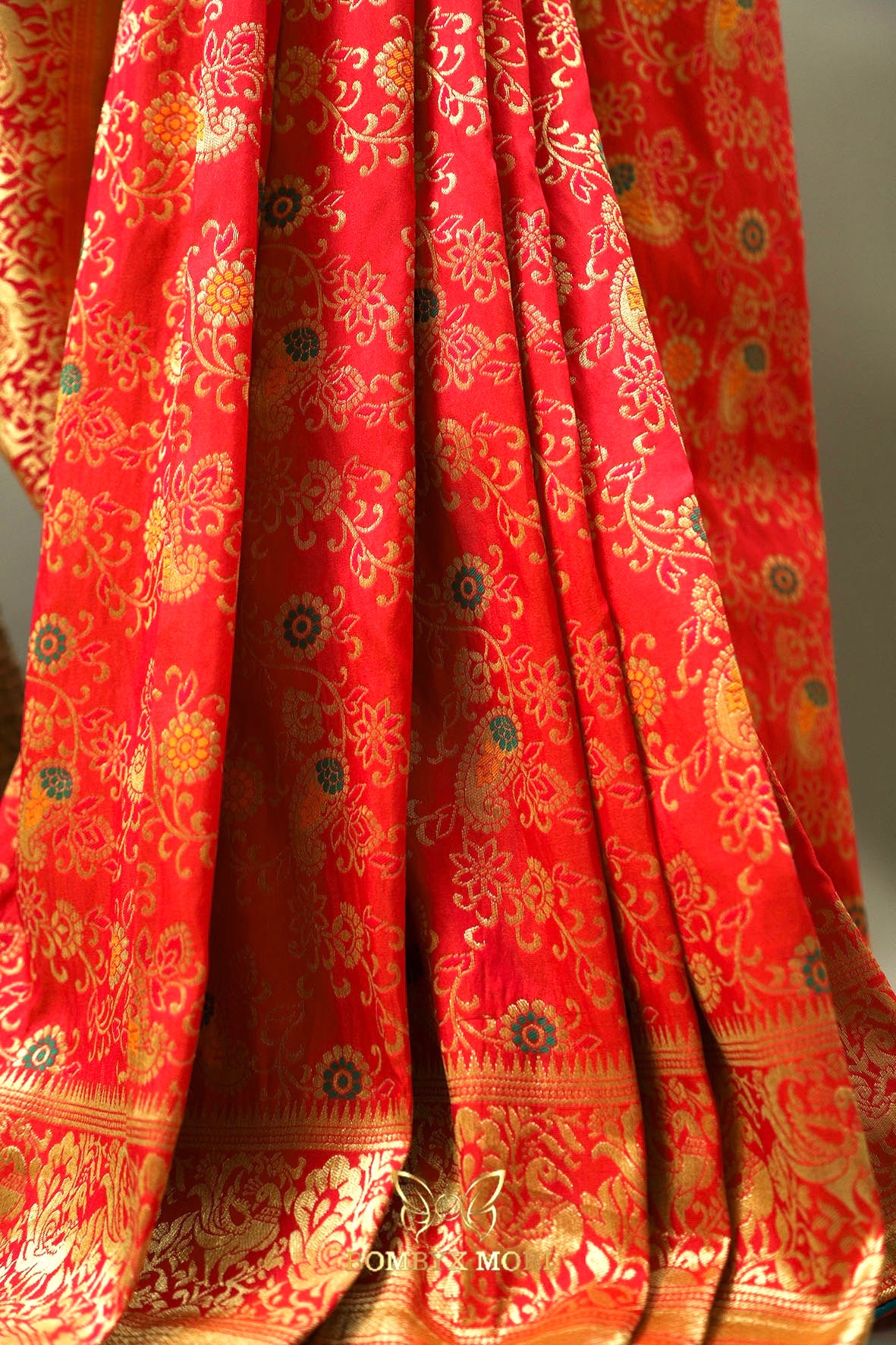 Royal Pink Rajwada saree,