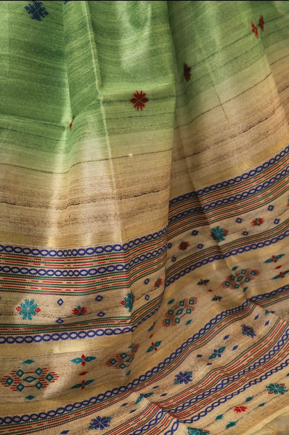 Minty Handloom Saree