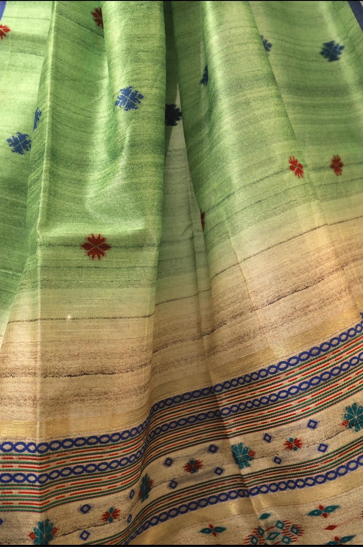 Minty Handloom Saree