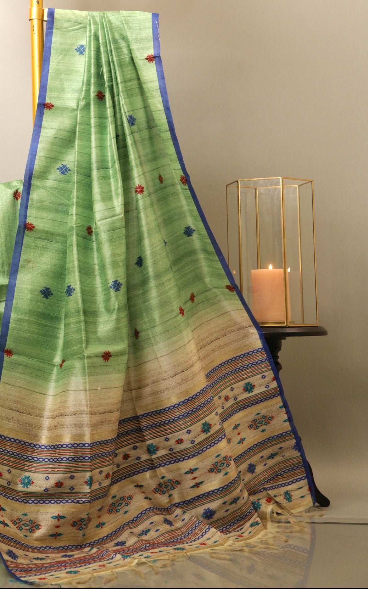 Minty Handloom Saree