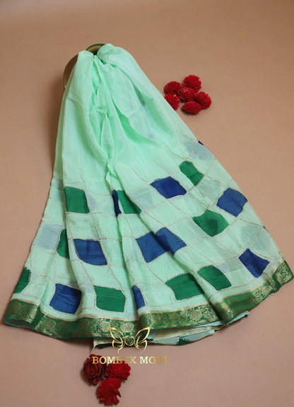 Green Elegance Gharchola Saree