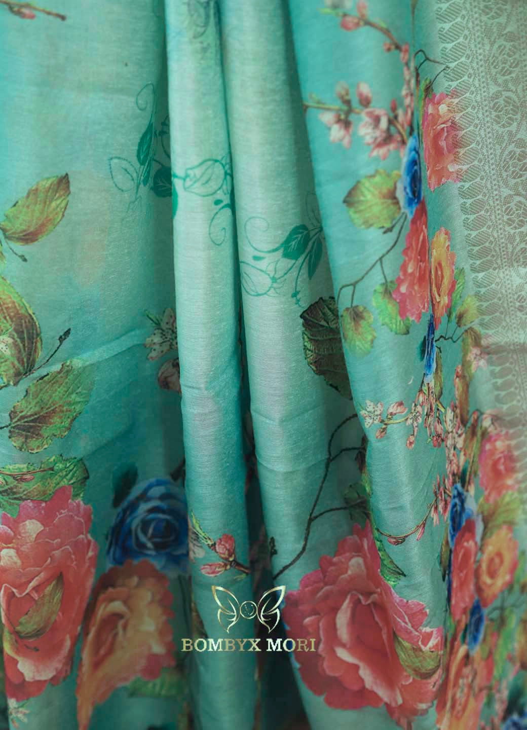 Celeste Turquoise Linen Mudrita