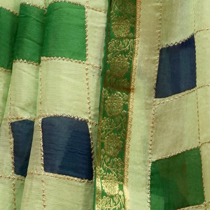 Green Elegance Gharchola Saree