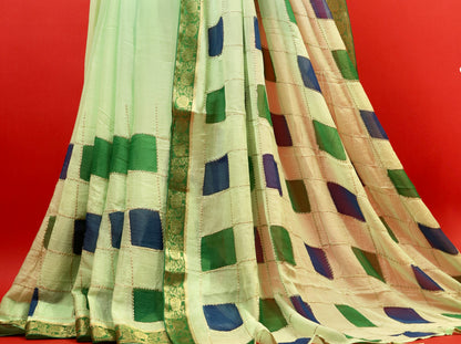 Green Elegance Gharchola Saree