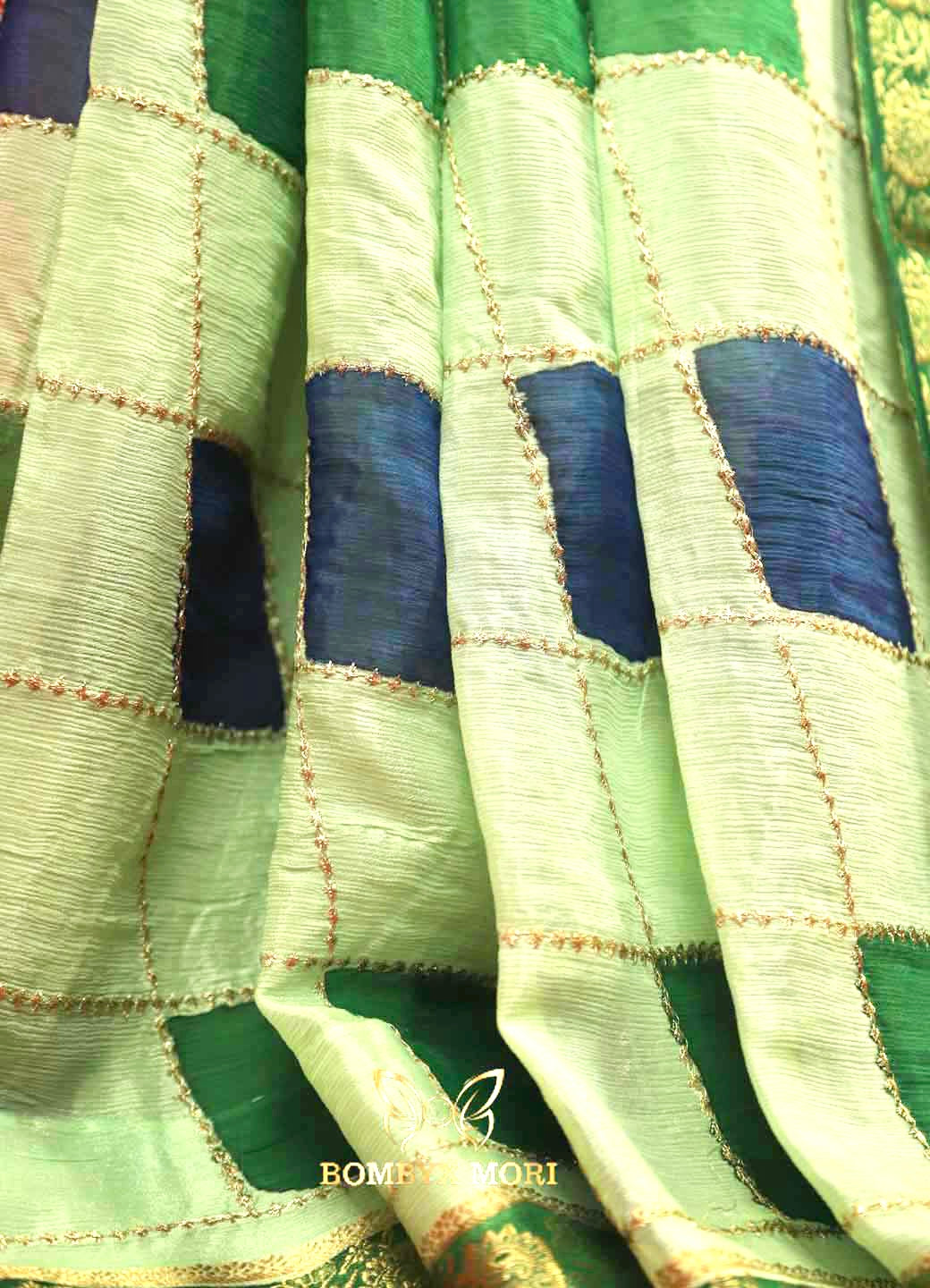 Green Elegance Gharchola Saree