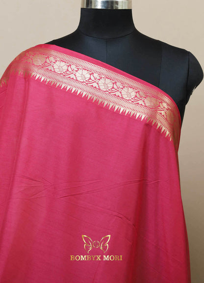 Pink & Blue Festive Gharchola Silk Saree