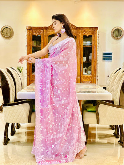 Lavender Jimmy Choo Saree