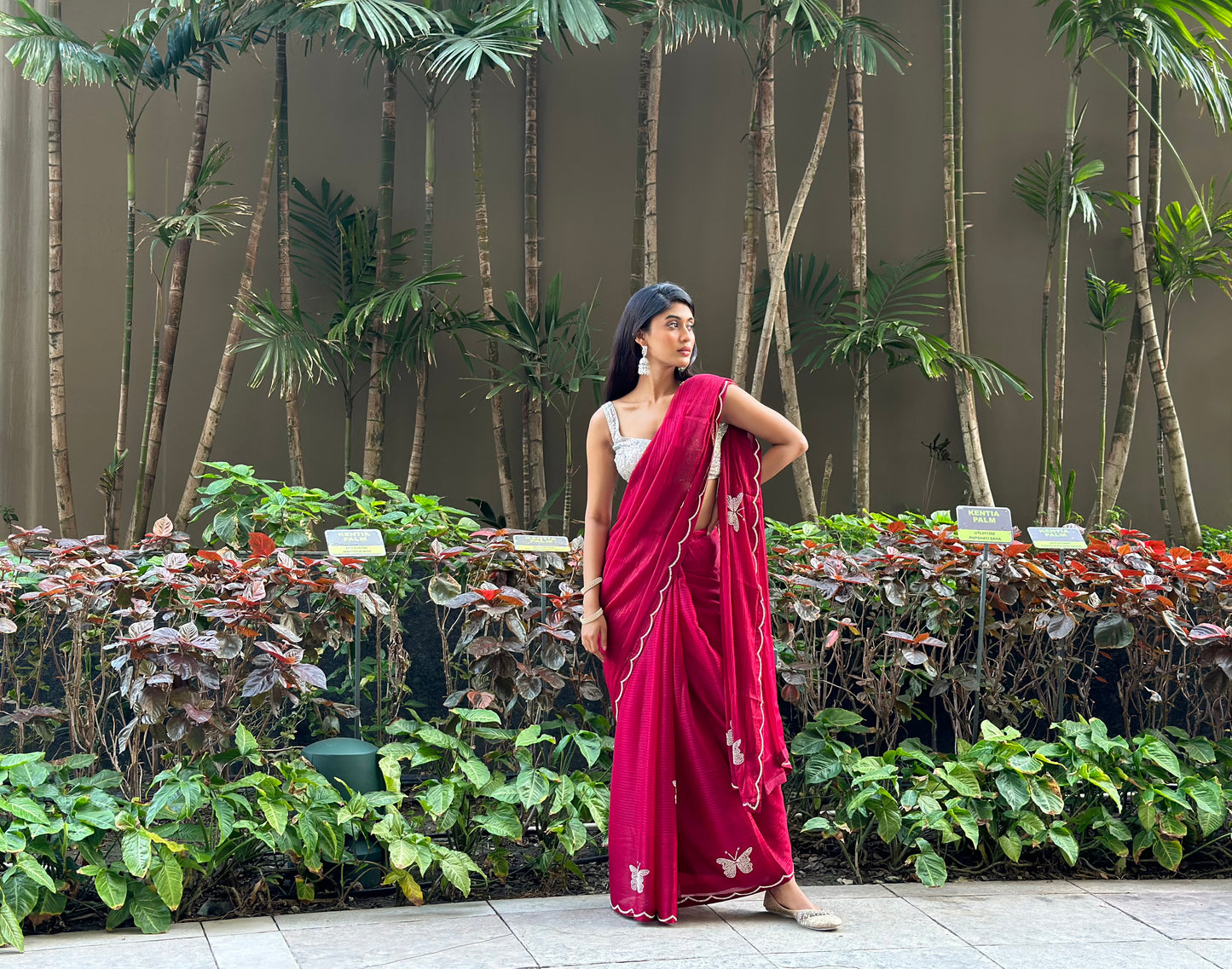 Bombyx Magenta Saree