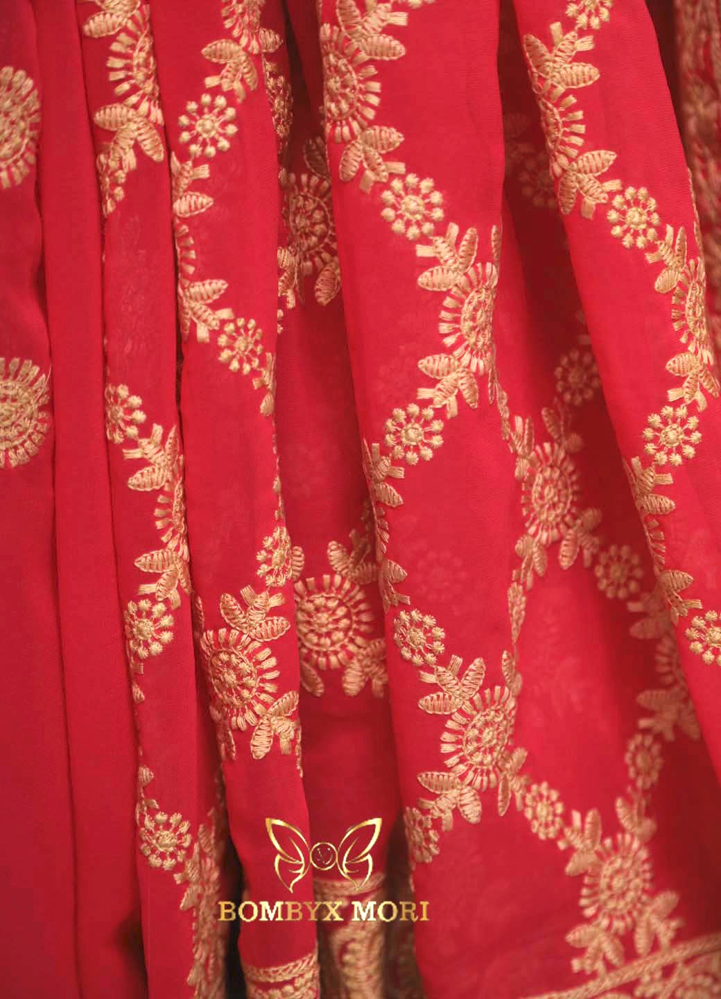 Priyamvada Shaan e Lucknow saree