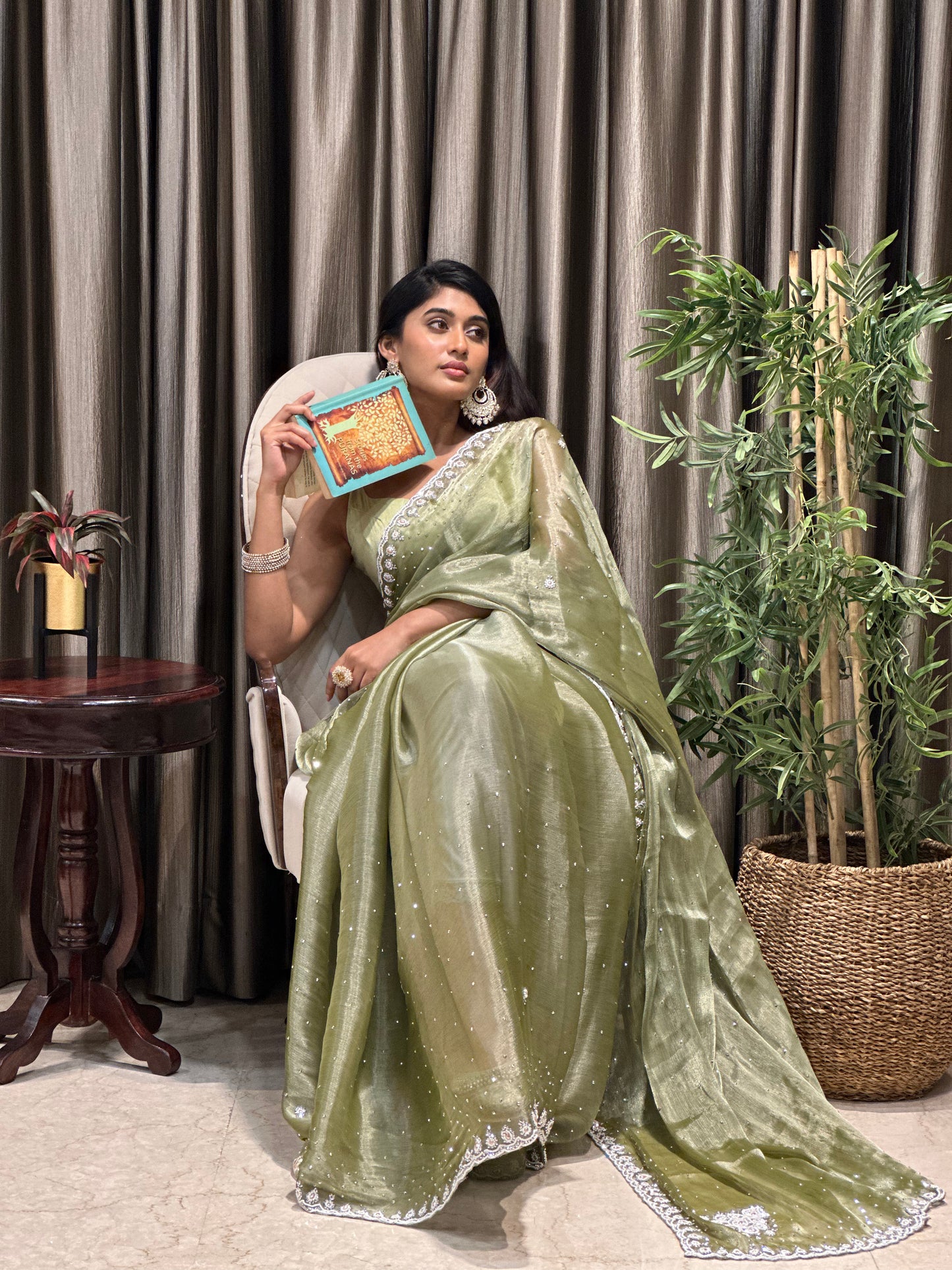 Light Green Jimmy Choo Saree