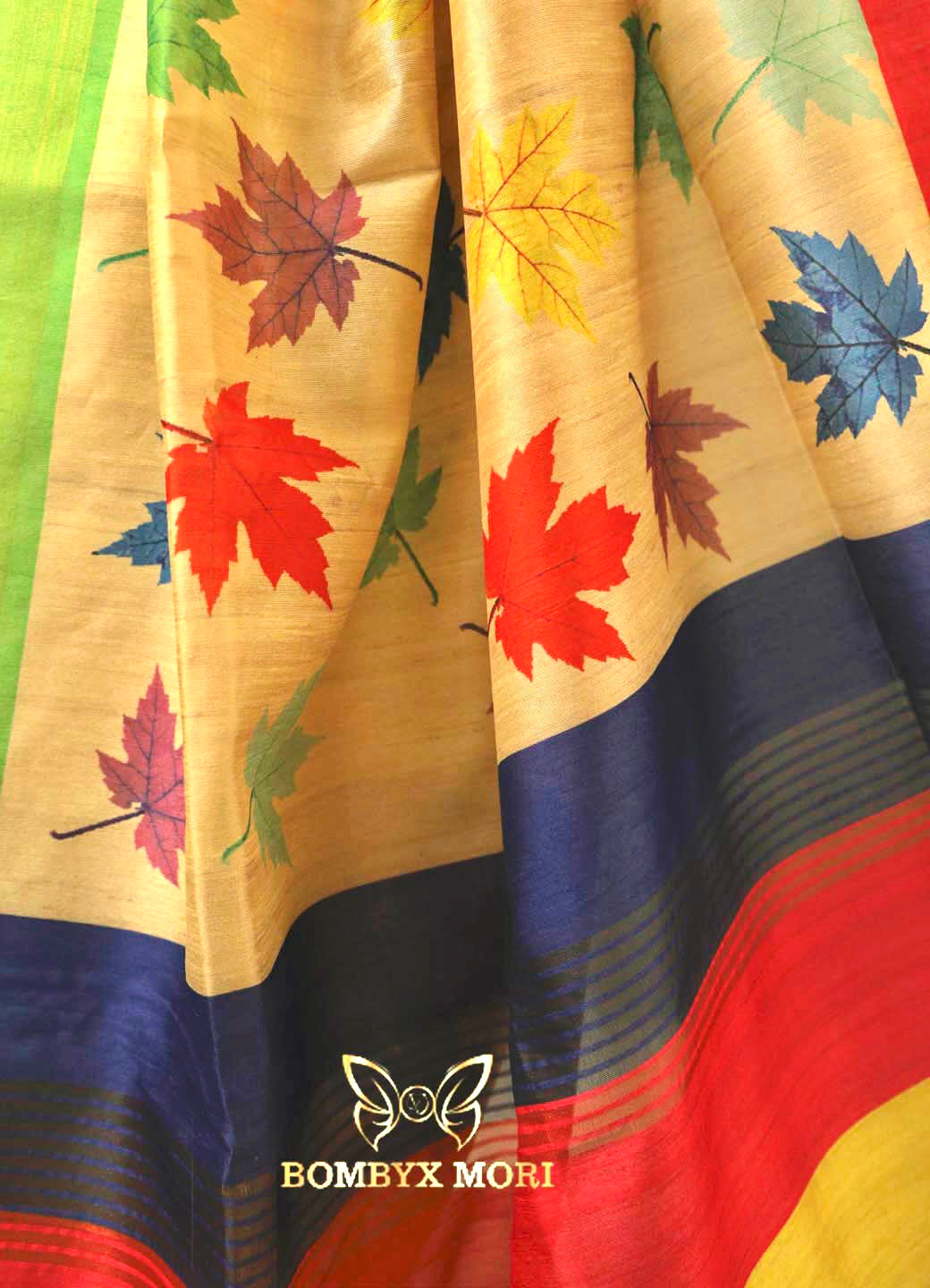 Maple Leaf Handloom Saree,