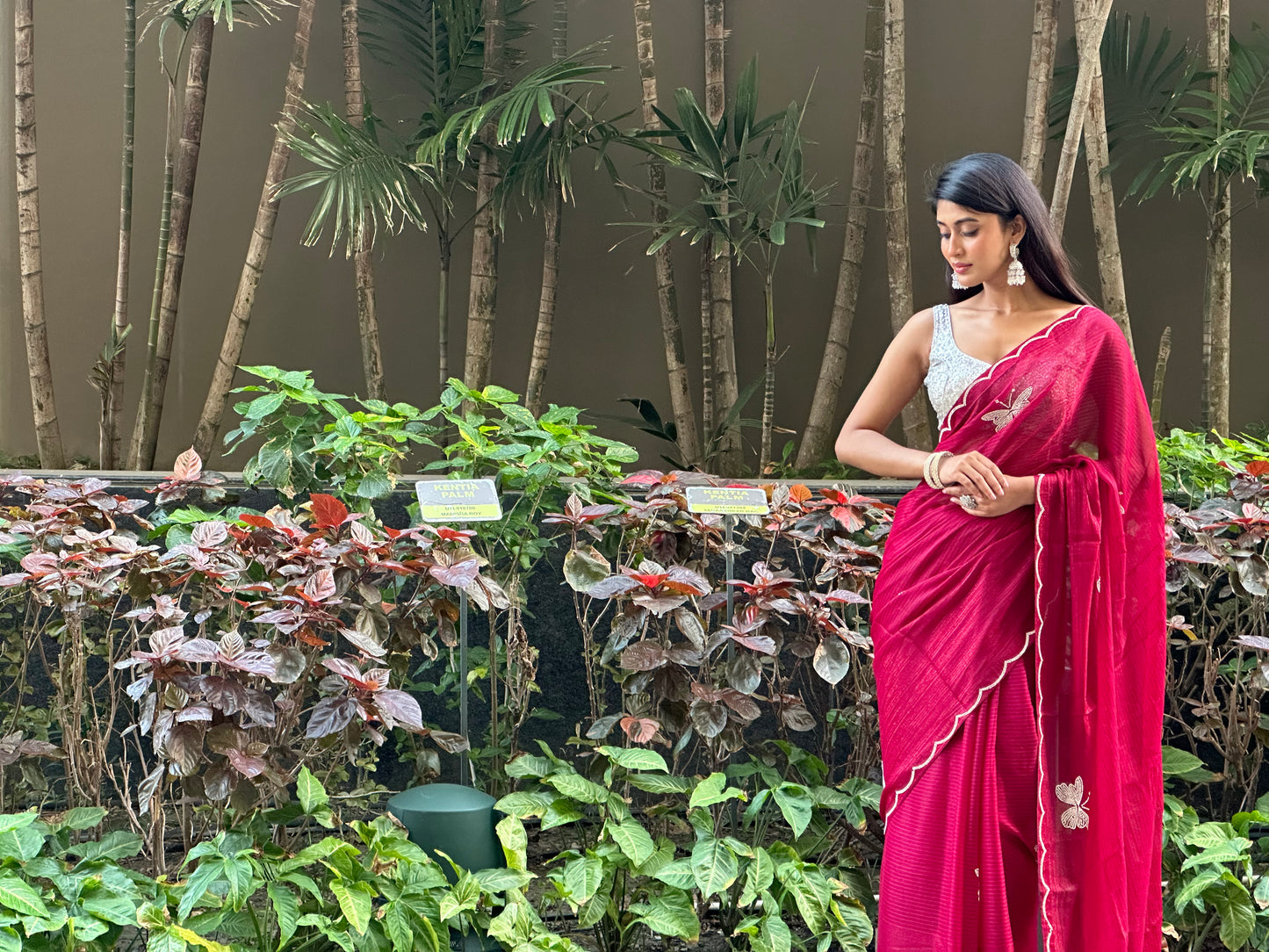 Bombyx Magenta Saree