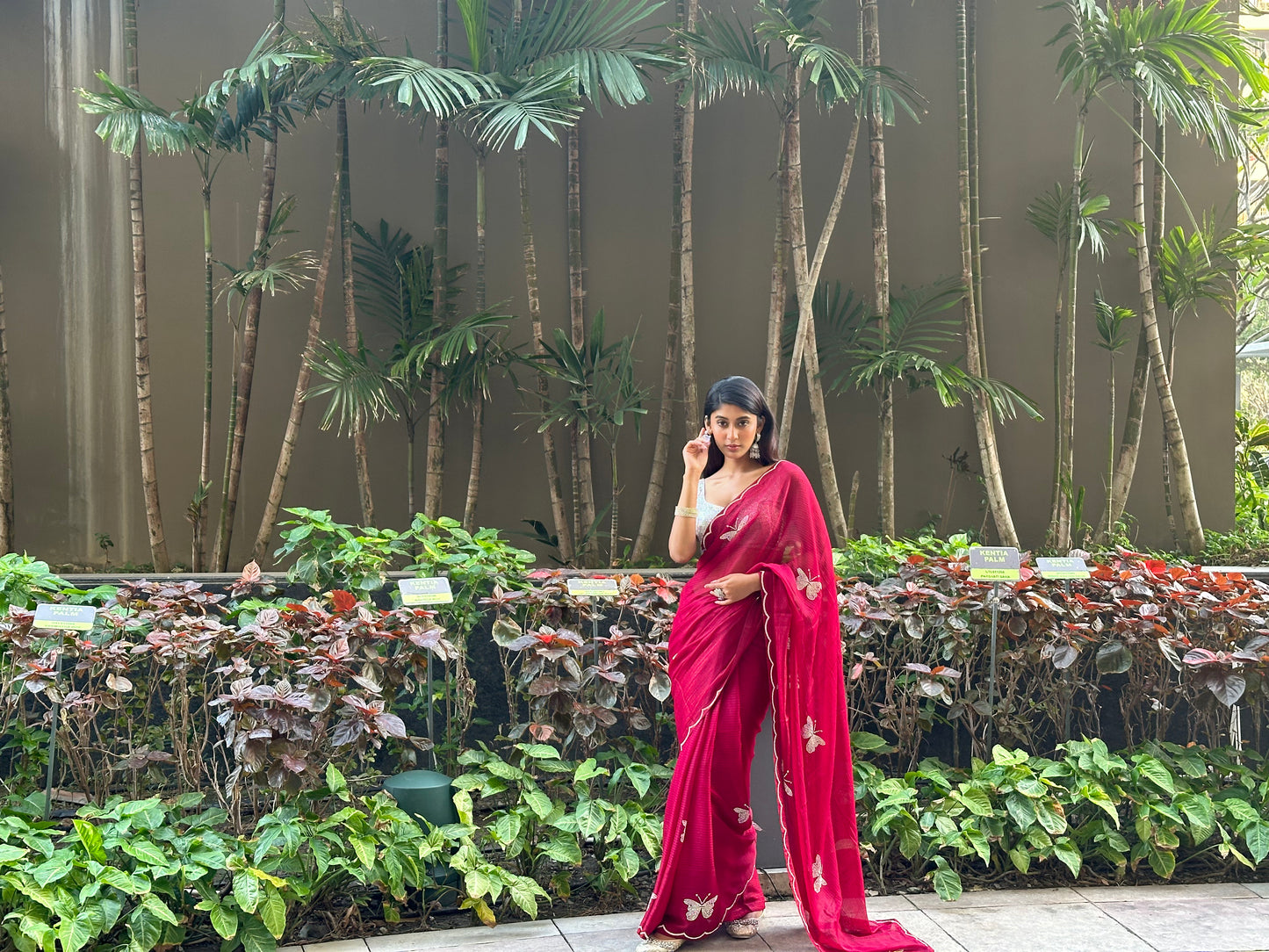 Bombyx Magenta Saree