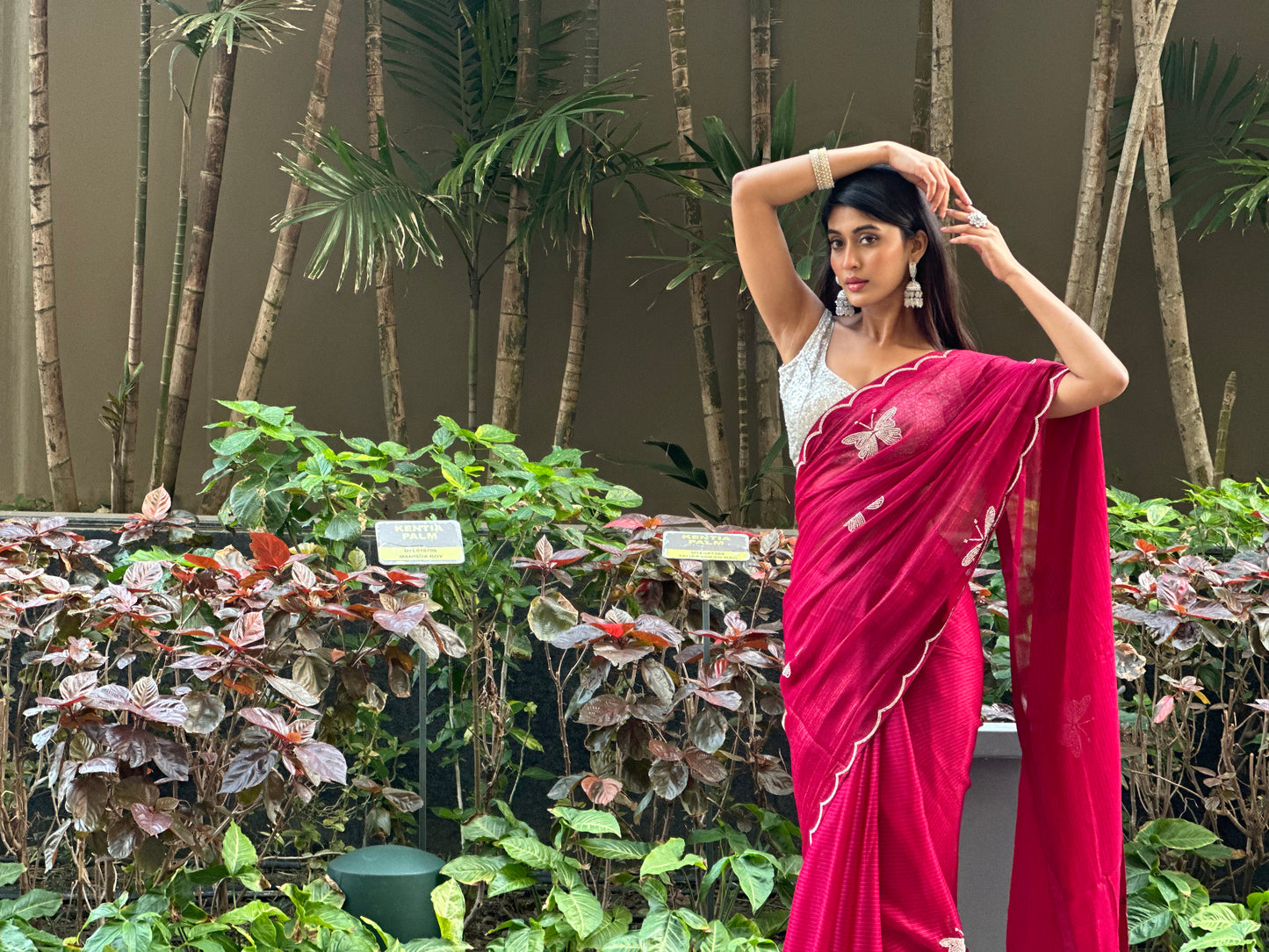 Bombyx Magenta Saree