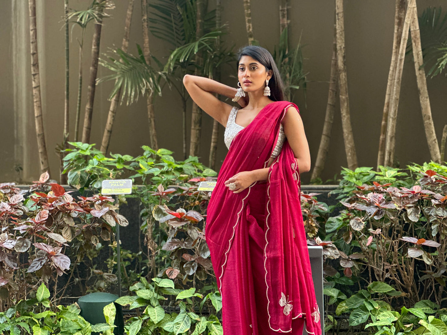 Bombyx Magenta Saree