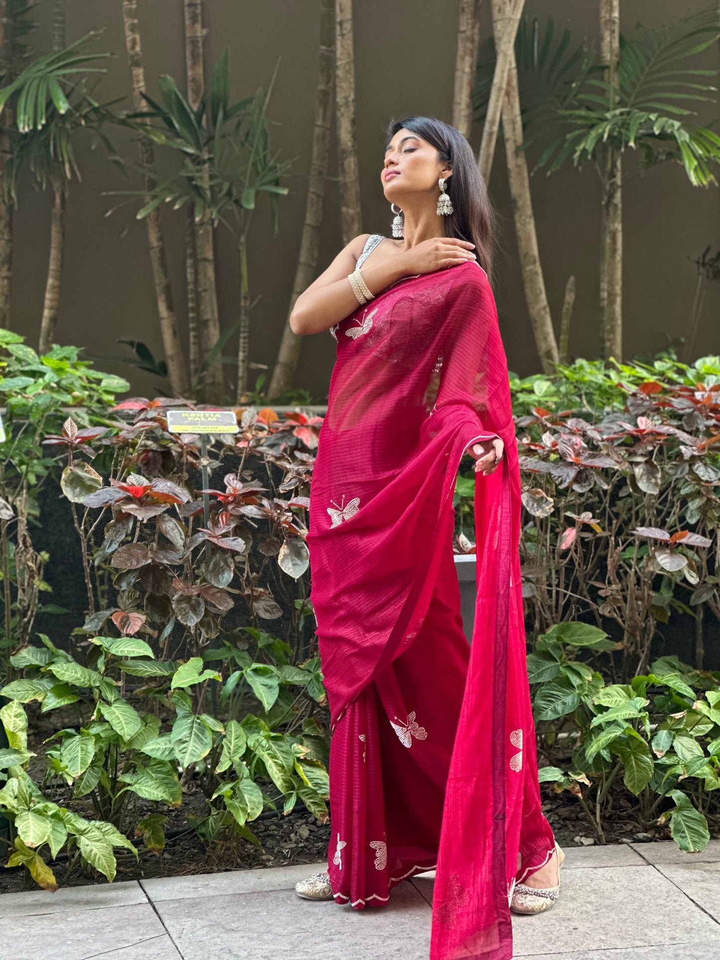 Bombyx Magenta Saree