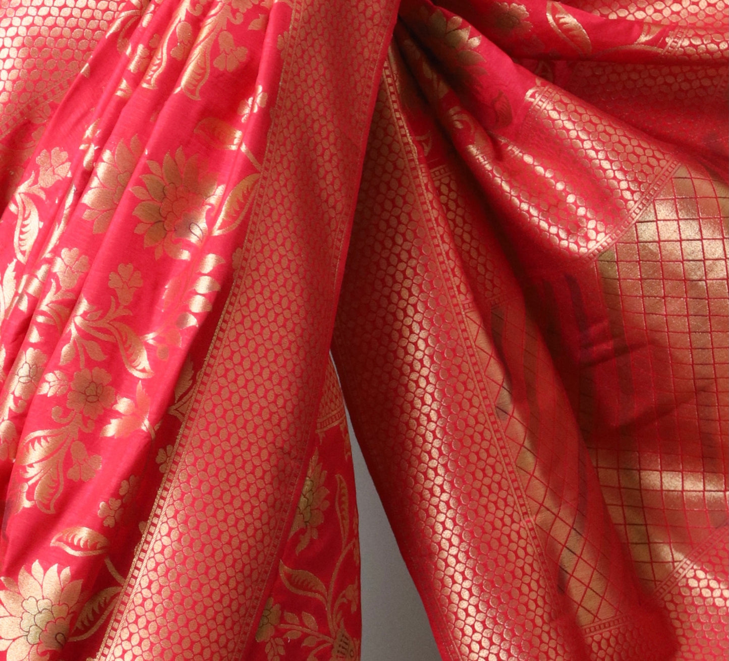 Pink uppada Silk Saree