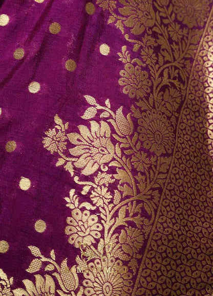 Bright Wine and Golden Breeze Dola silk