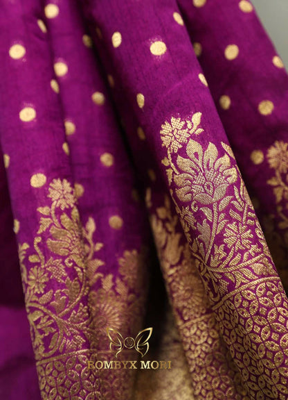 Bright Wine and Golden Breeze Dola silk