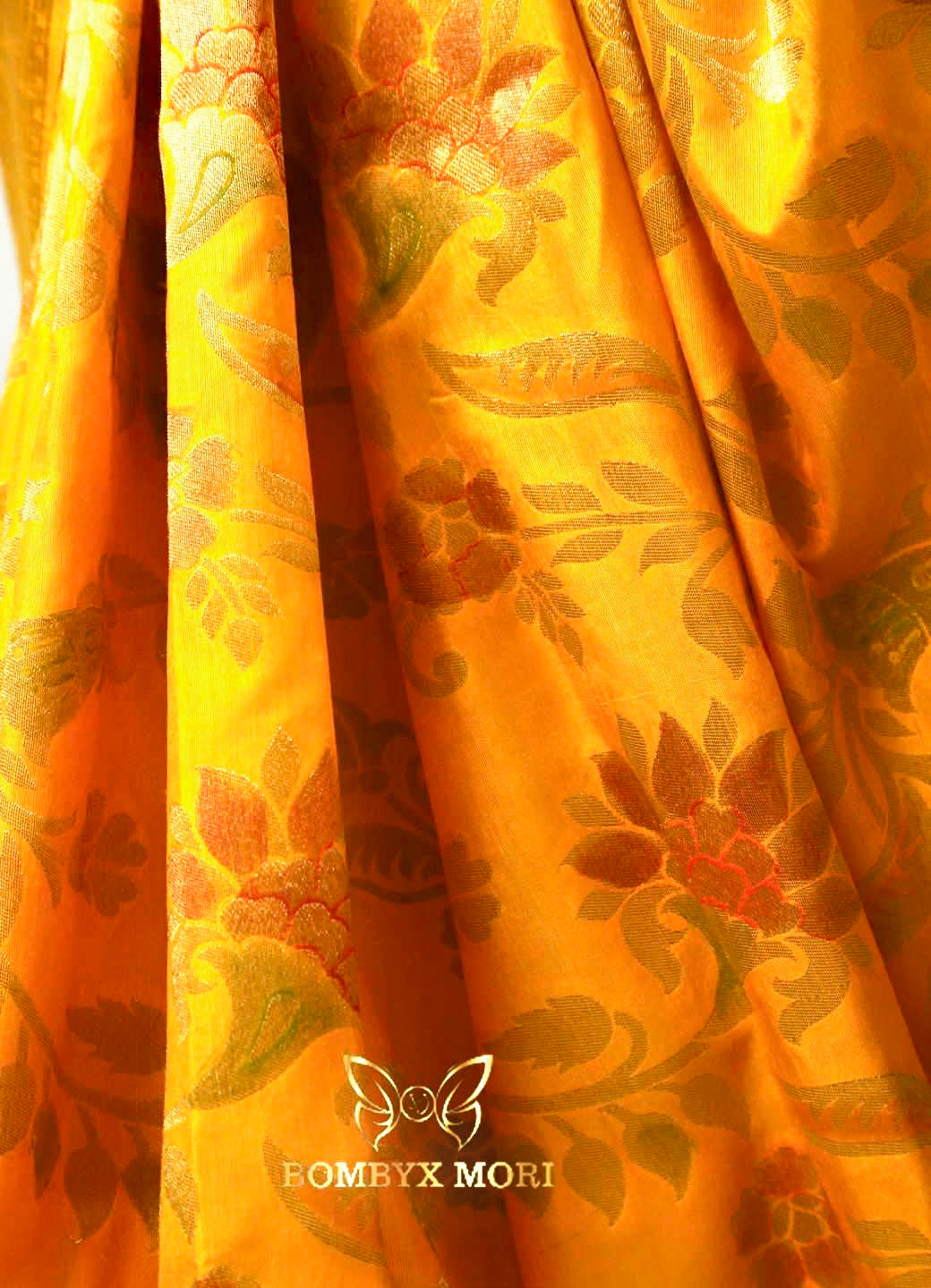 Sunshine Yellow Uppada Silk Saree