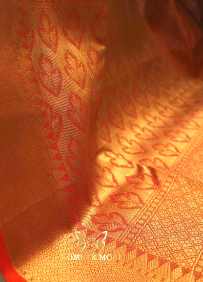 Yellow Gold Tissue Saree