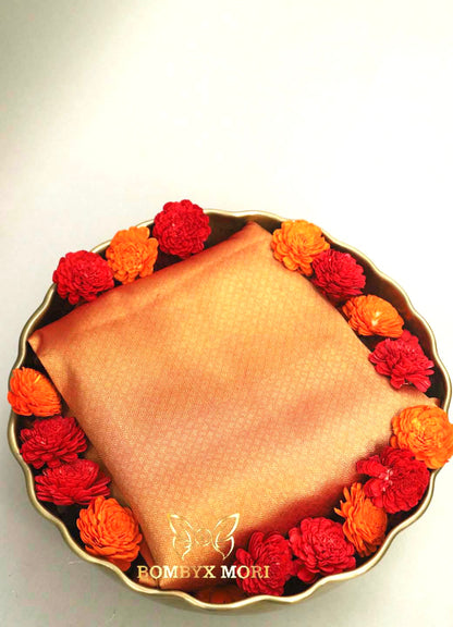 Yellow Gold Tissue Saree