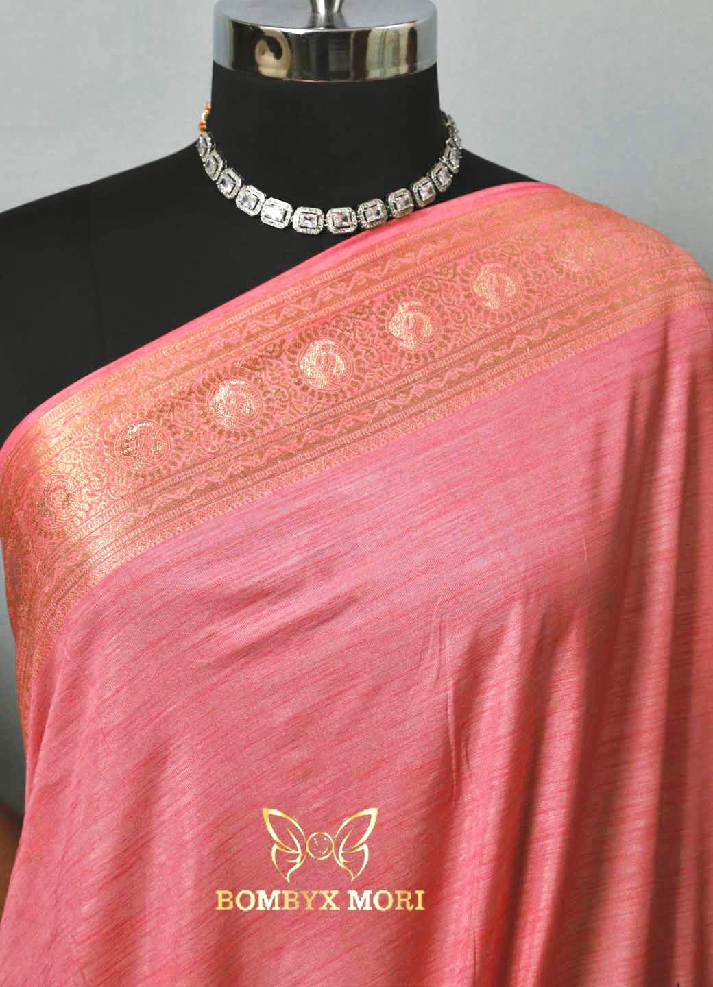 Pink Affair Dola Silk Saree