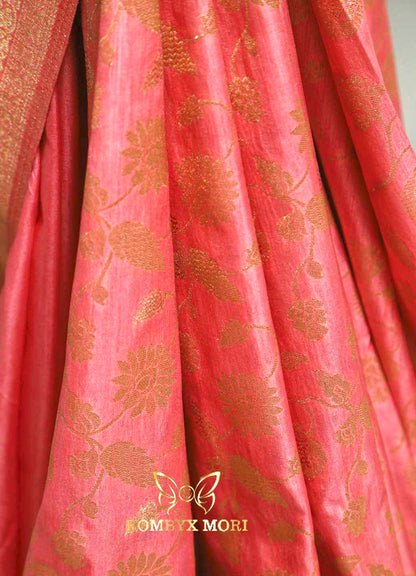 Pink Affair Dola Silk Saree